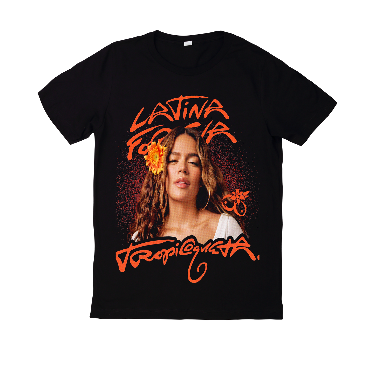 Polera Estampada Karol G Tropitour Diseño 06 | Mujer Oversize - Unisex, Hombre y Niño