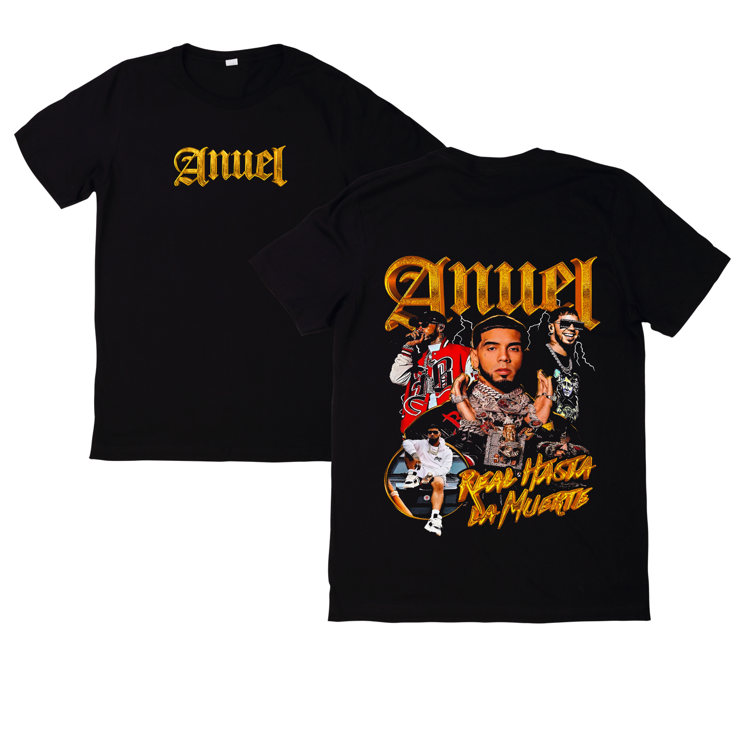 Polera Estampada Anuel AA Diseño 24 | Mujer Oversize - Unisex, Hombre y Niño
