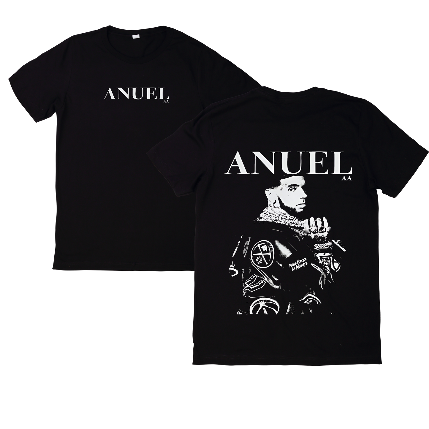 Polera Estampada Anuel AA Diseño 26 | Mujer Oversize - Unisex, Hombre y Niño