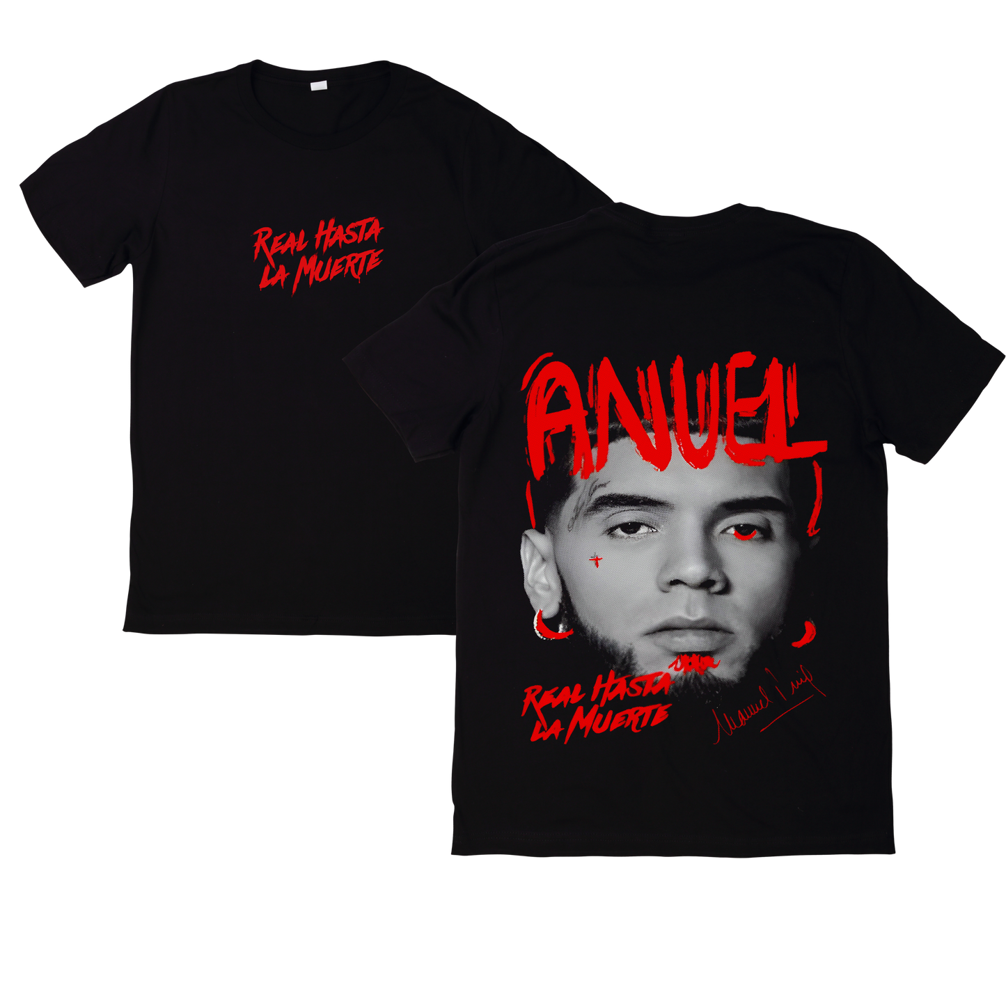 Polera Estampada Anuel AA Diseño 21 | Mujer Oversize - Unisex, Hombre y Niño