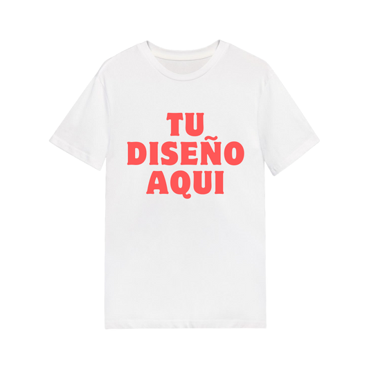 Polera personalizada blanca