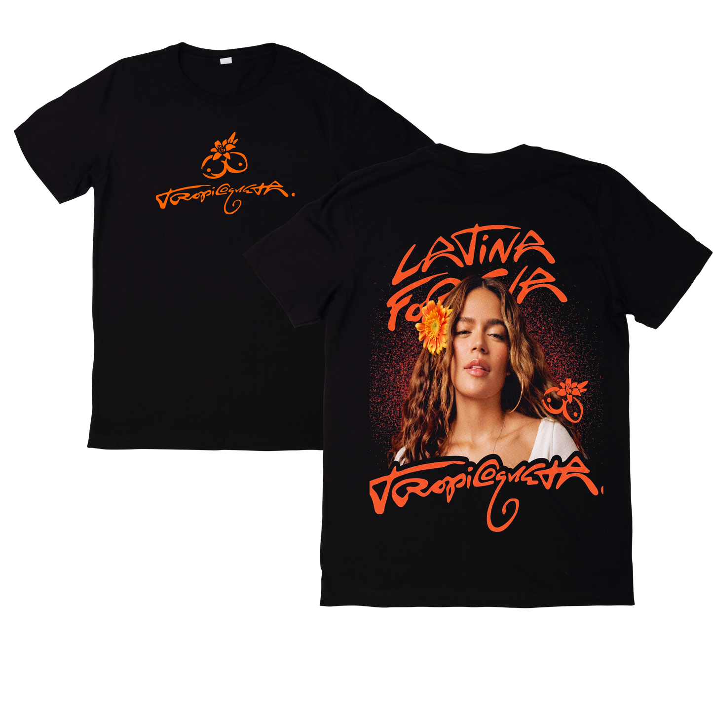 Polera Estampada Karol G Tropitour Diseño 29 | Mujer Oversize - Unisex, Hombre y Niño