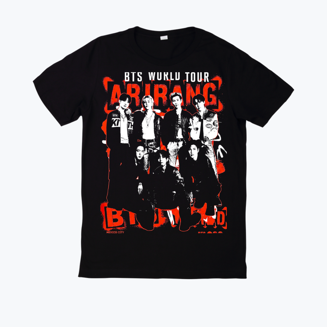 Polera Estampada BTS Arirang Diseño 37 | Mujer Oversize - Unisex, Hombre y Niño