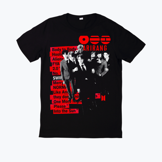 Polera Estampada BTS Arirang Diseño 42 | Mujer Oversize - Unisex, Hombre y Niño