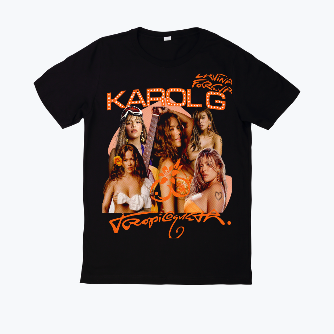 Polera Karol G Tropitour 2.0 Diseño 05