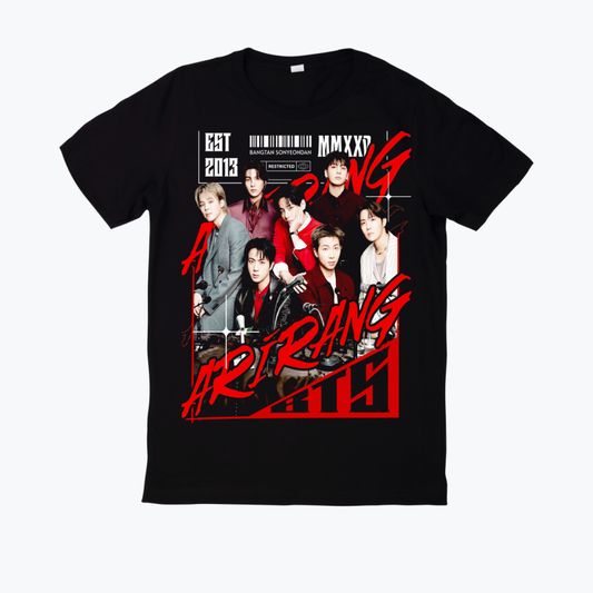 Polera Estampada BTS Arirang Diseño 41 | Mujer Oversize - Unisex, Hombre y Niño
