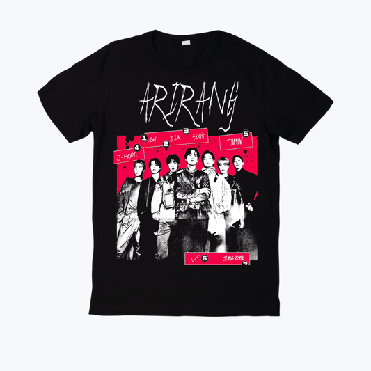 Polera Estampada BTS Arirang Diseño 39 | Mujer Oversize - Unisex, Hombre y Niño