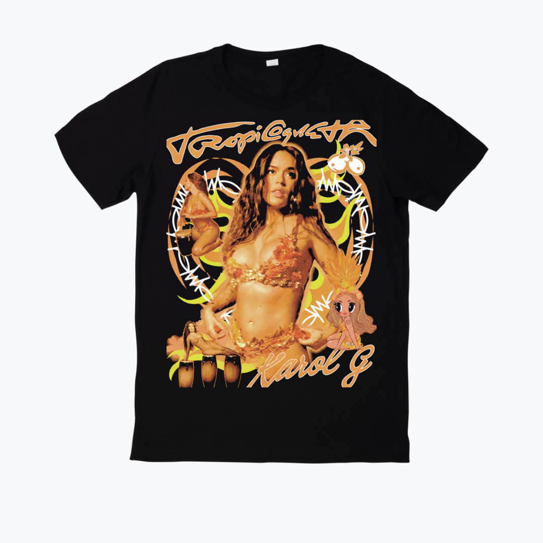Polera Karol G Tropitour 2.0 Diseño 02