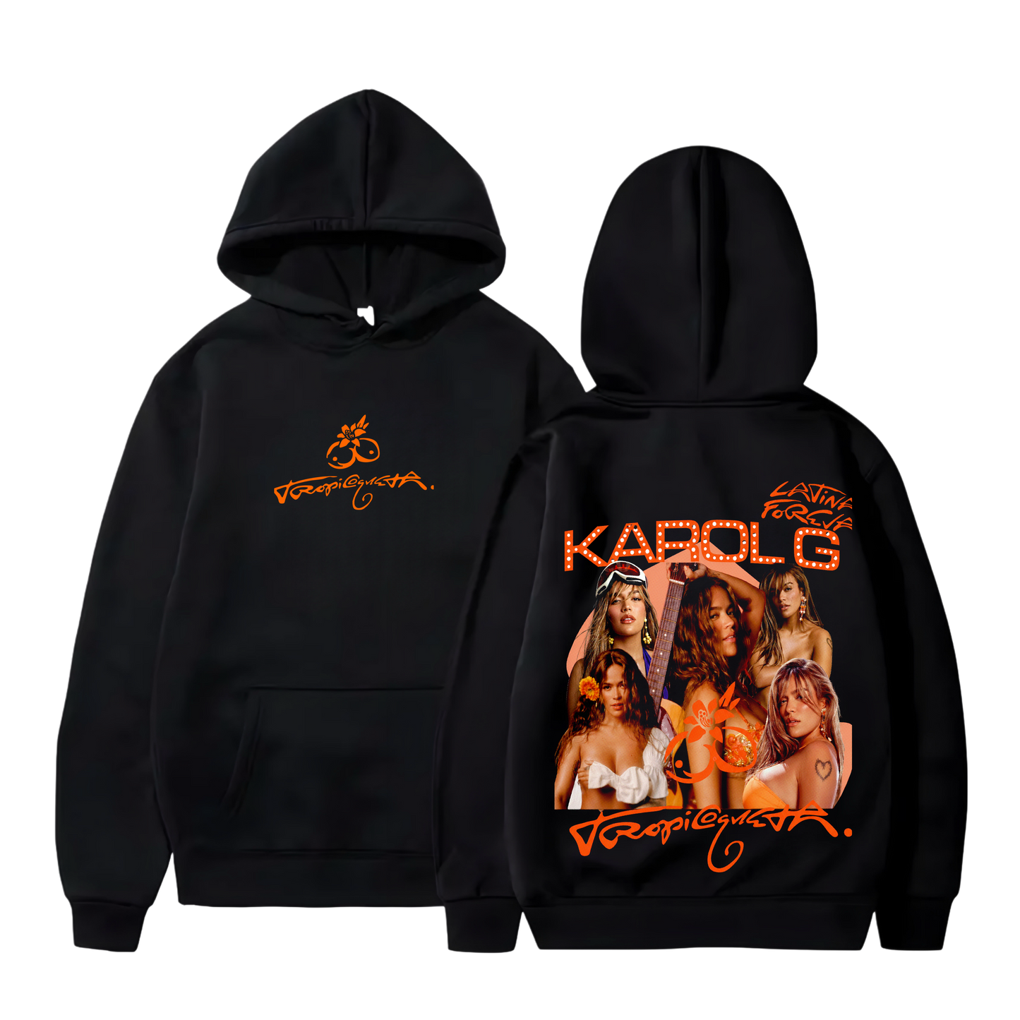 Polerón Canguro Estampado Karol G Tropitour Diseño 24 | Unisex