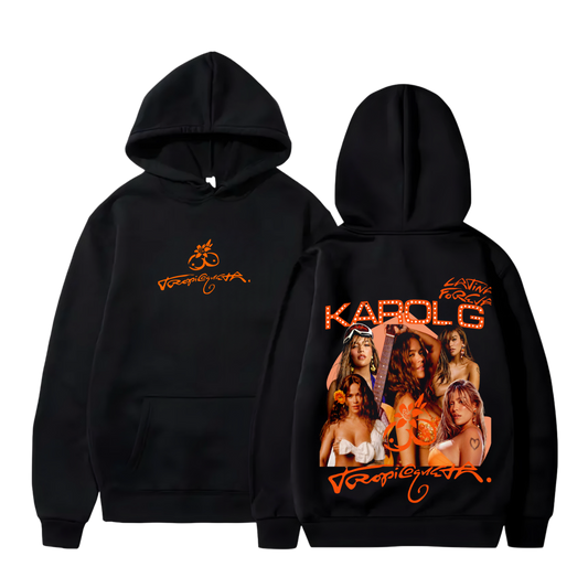 Polerón Canguro Estampado Karol G Tropitour Diseño 24 | Unisex