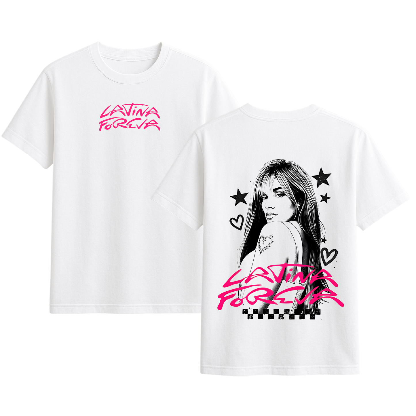 Polera Estampada Karol G Tropitour Diseño 32 | Mujer Oversize - Unisex, Hombre y Niño