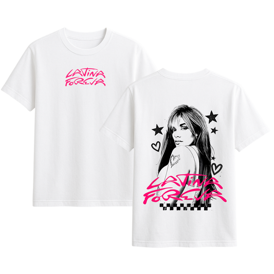 Polera Estampada Karol G Tropitour Diseño 32 | Mujer Oversize - Unisex, Hombre y Niño