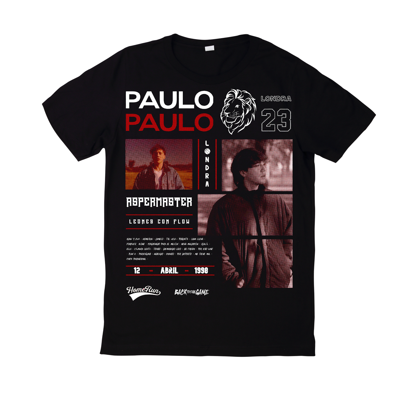 Polera Paulo Londra Diseño 17
