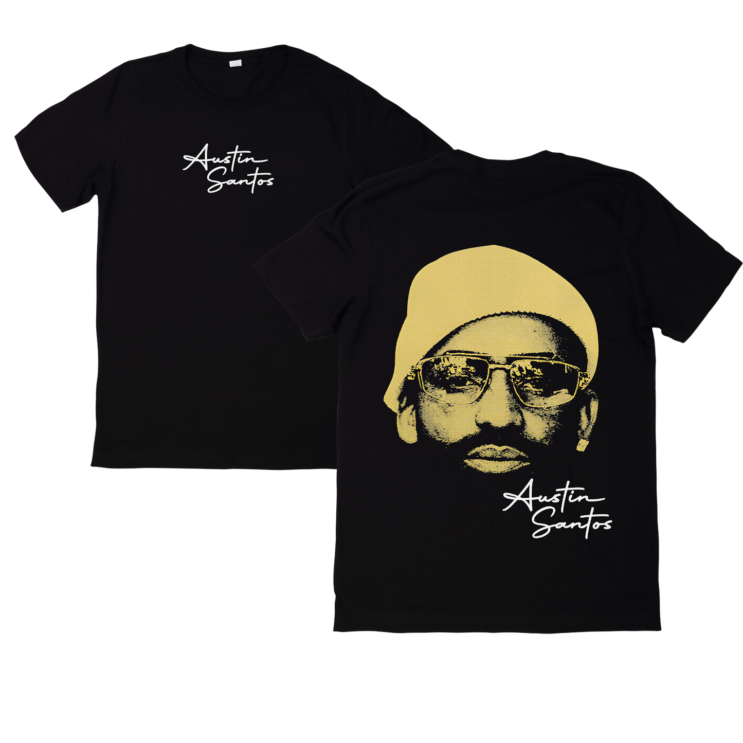 Polera Arcángel Diseño 20 adelante y atrás