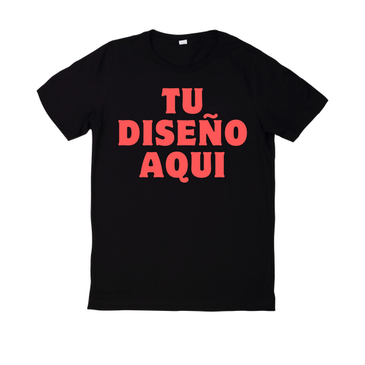 Polera personalizada negra