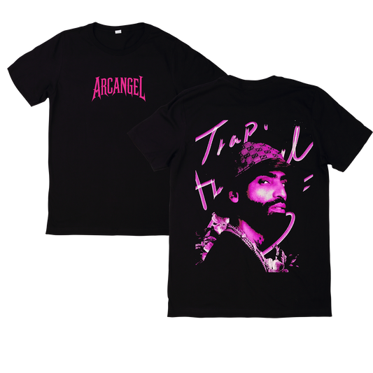 Polera Arcángel Diseño 22 adelante y atrás