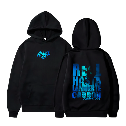 Polerón Canguro Estampado Anuel AA Diseño 44 | Unisex