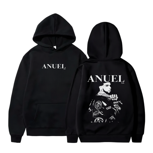 Polerón Canguro Estampado Anuel AA Diseño 43 | Unisex