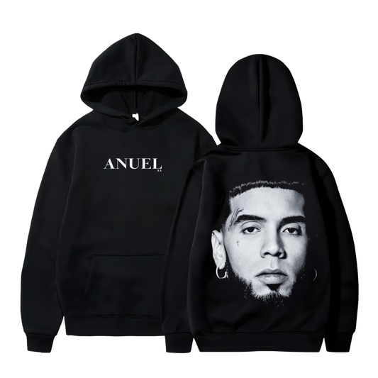 Polerón Canguro Estampado Anuel AA Diseño 42 | Unisex