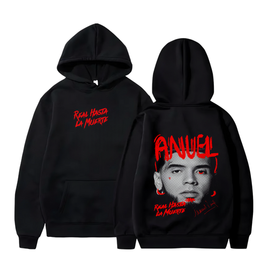 Polerón Canguro Estampado Anuel AA Diseño 02 | Unisex