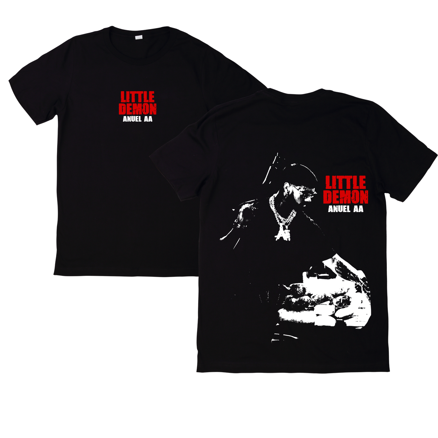 Polera Estampada Anuel AA Diseño 23 | Mujer Oversize - Unisex, Hombre y Niño
