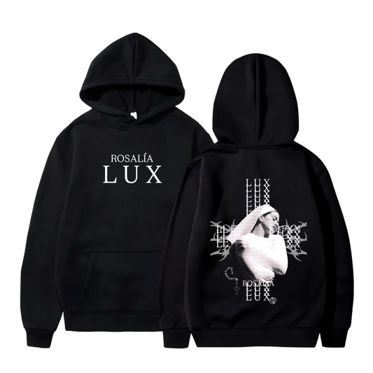 Polerón Canguro Estampado Rosalía Lux Tour Diseño 2 | Unisex