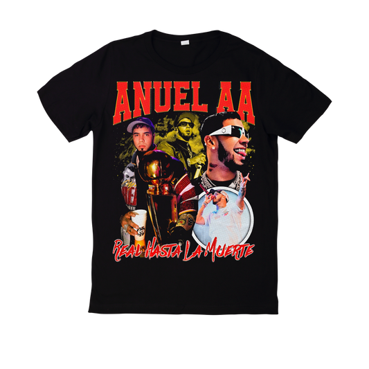 Polera Estampada Anuel AA Diseño 07 | Mujer Oversize - Unisex, Hombre y Niño