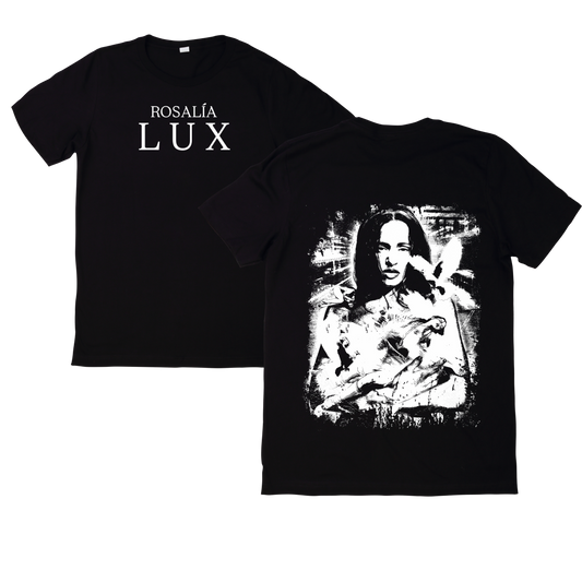 Polera Estampada Rosalía Lux Tour Diseño 5 | Mujer Oversize - Unisex, Hombre y Niño