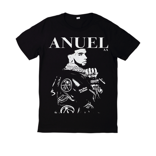 Polera Estampada Anuel AA Diseño 05 | Mujer Oversize - Unisex, Hombre y Niño
