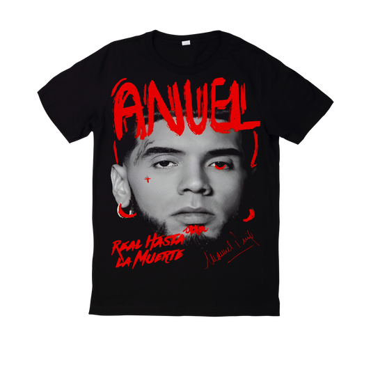 Polera Estampada Anuel AA Diseño 18 | Mujer Oversize - Unisex, Hombre y Niño
