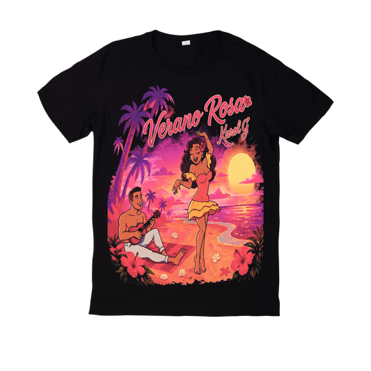 Polera Estampada Karol G Tropitour Diseño 16 | Mujer Oversize - Unisex, Hombre y Niño