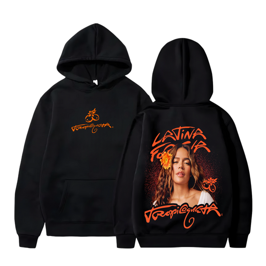 Polerón Canguro Estampado Karol G Tropitour Diseño 27 | Unisex
