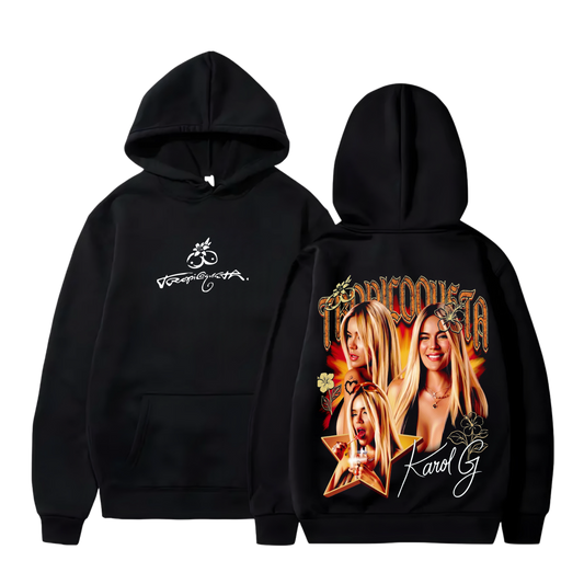 Polerón Canguro Estampado Karol G Tropitour Diseño 17 | Unisex
